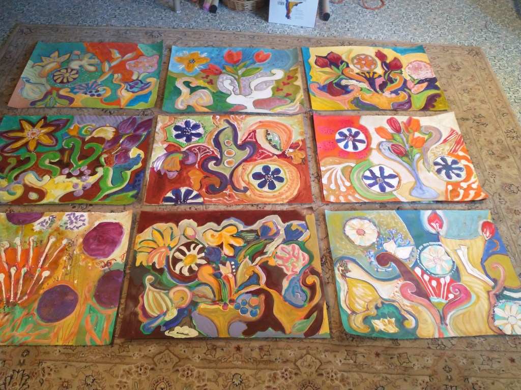 Joyce Lieberman Arabesque Series of Paintings